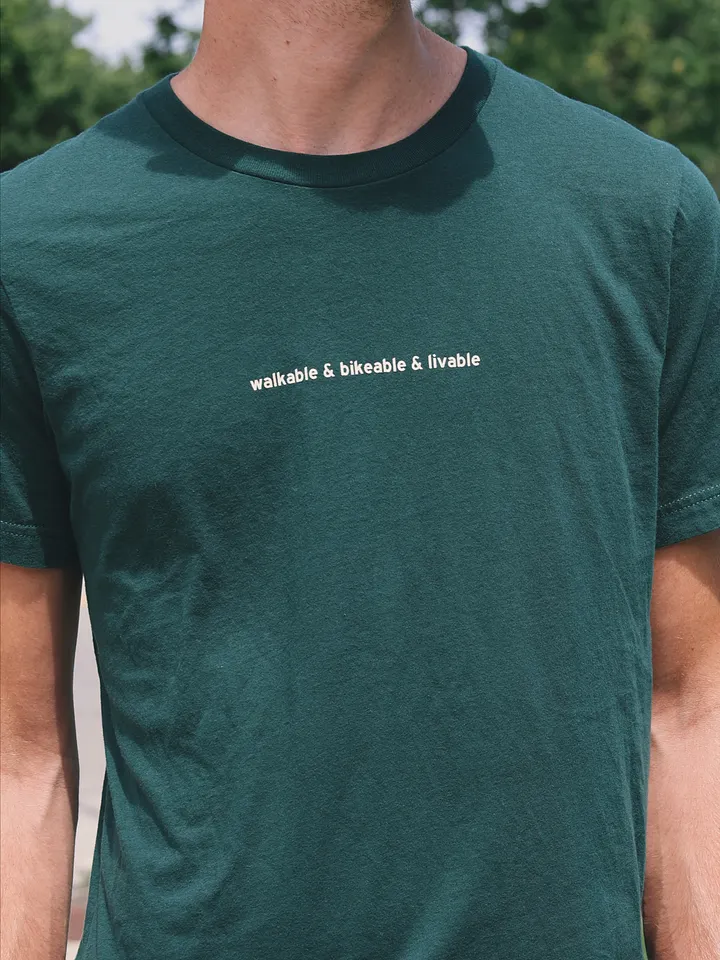 Walkable Bikeable Livable Tee product image (1)