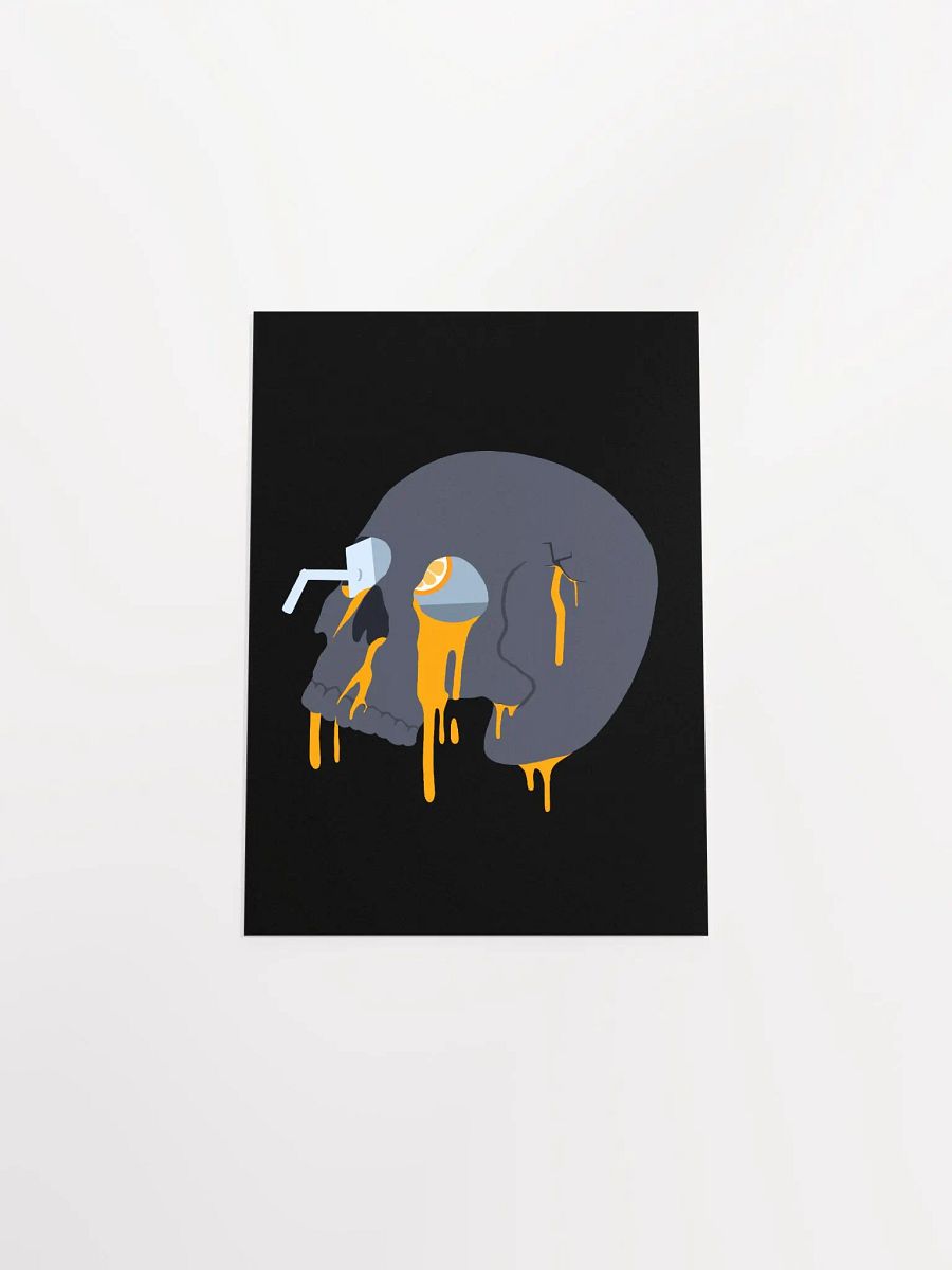 Citrus Skull Matte Poster Print product image (4)