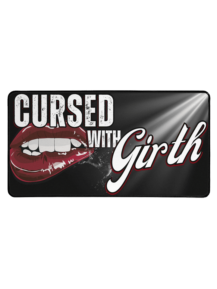 Cursed with Girth Deskmat product image (1)