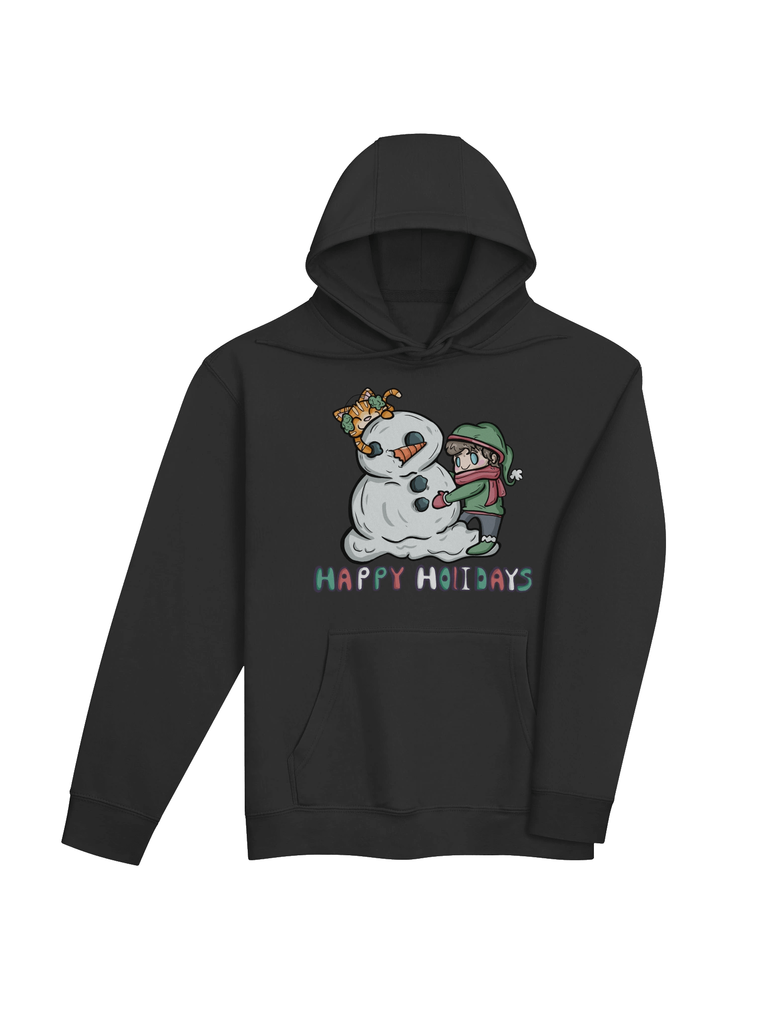 Arcade Warrior Happy Holidays Unisex Hoodie Christmas 2025 product image (4)