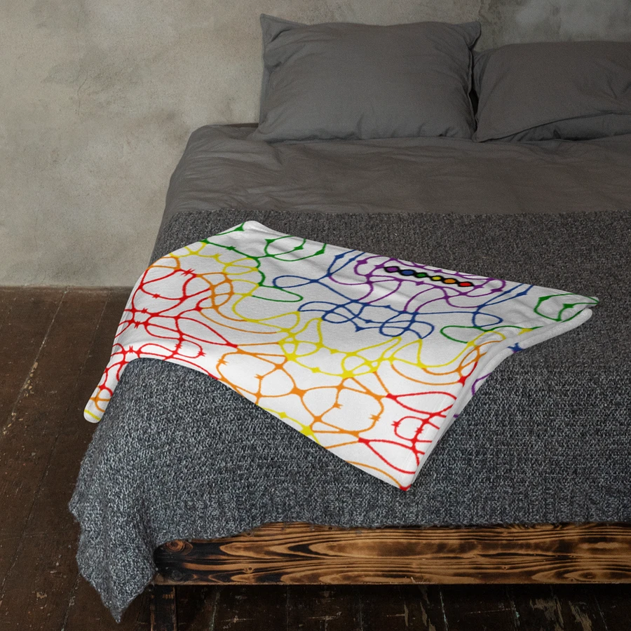 Rainbow Abstract Cozy Blanket product image (7)