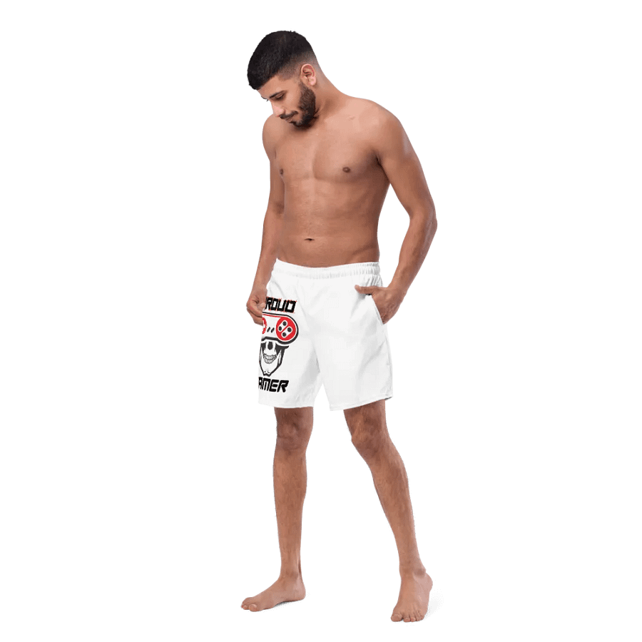 Eerie Gamer Friends All-Over Print Swim Trunks product image (4)