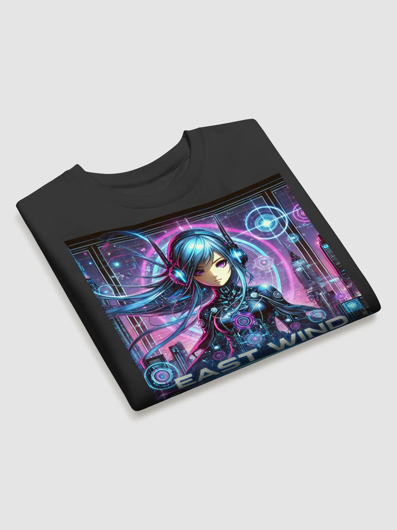 EAST WIND Geometric Circuit Sweatshirt product image (4)