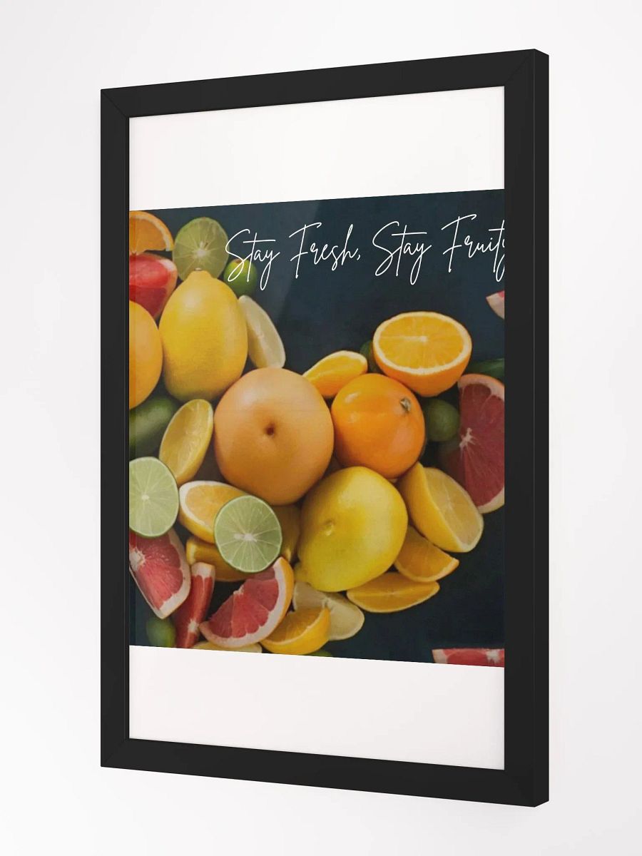 Wall Art Lemon & Peach Framed High-Quality Matte Poster (in) product image (2)
