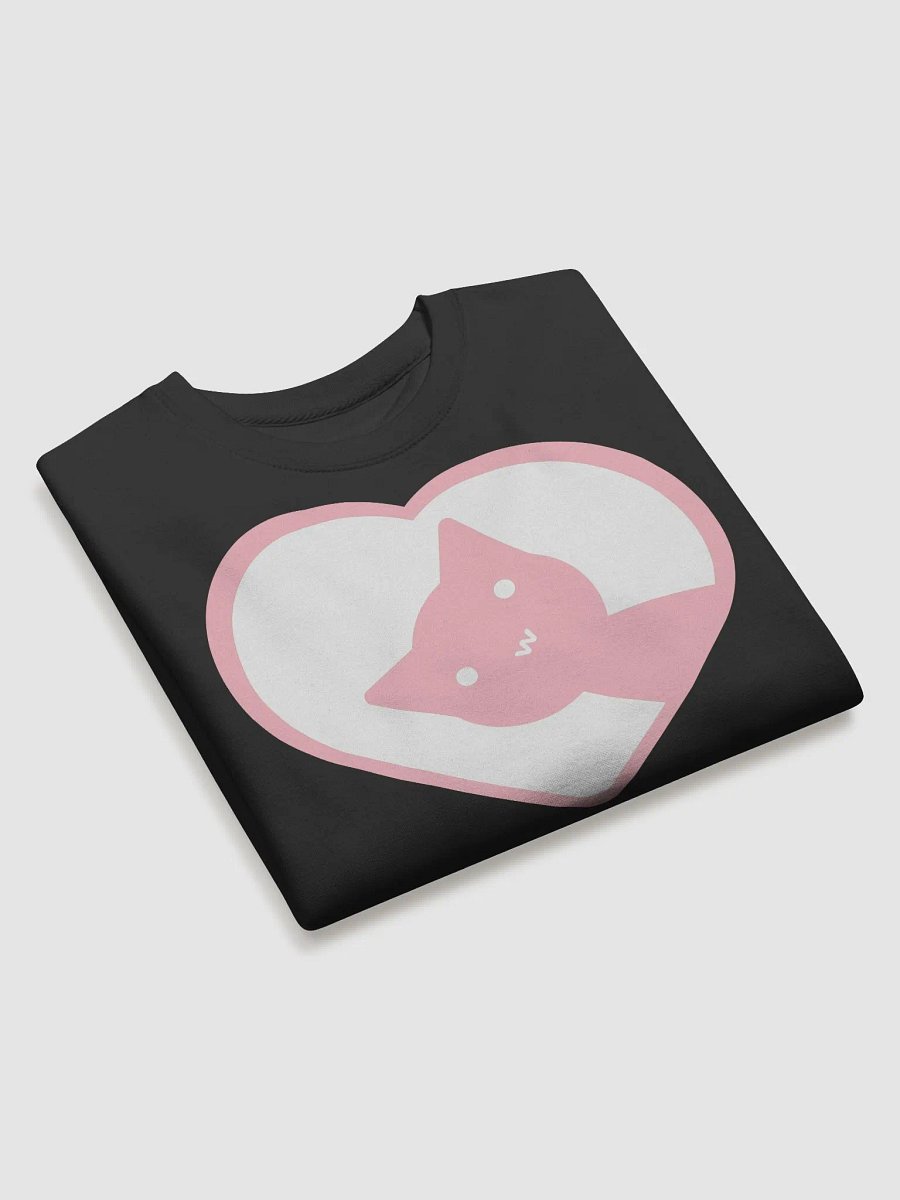 Cute Cat in Heart Sweat Shirt product image (32)
