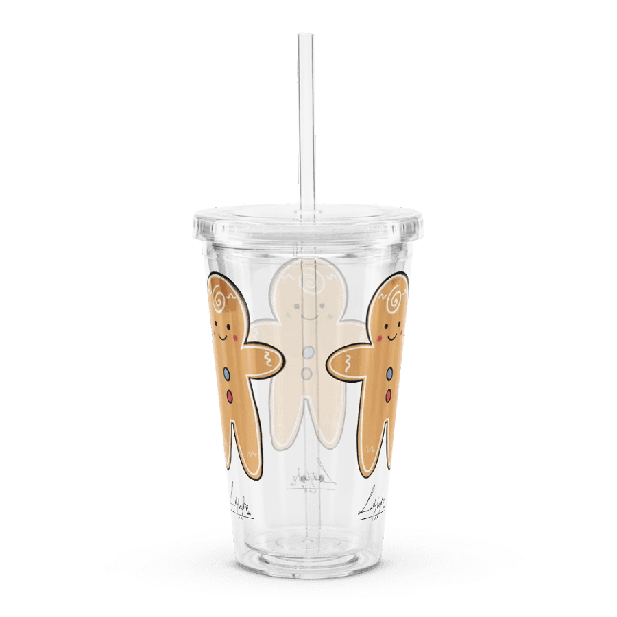 VASO RESISTENTE DE PLÁSTICO GALLETA NAVIDAD product image (4)