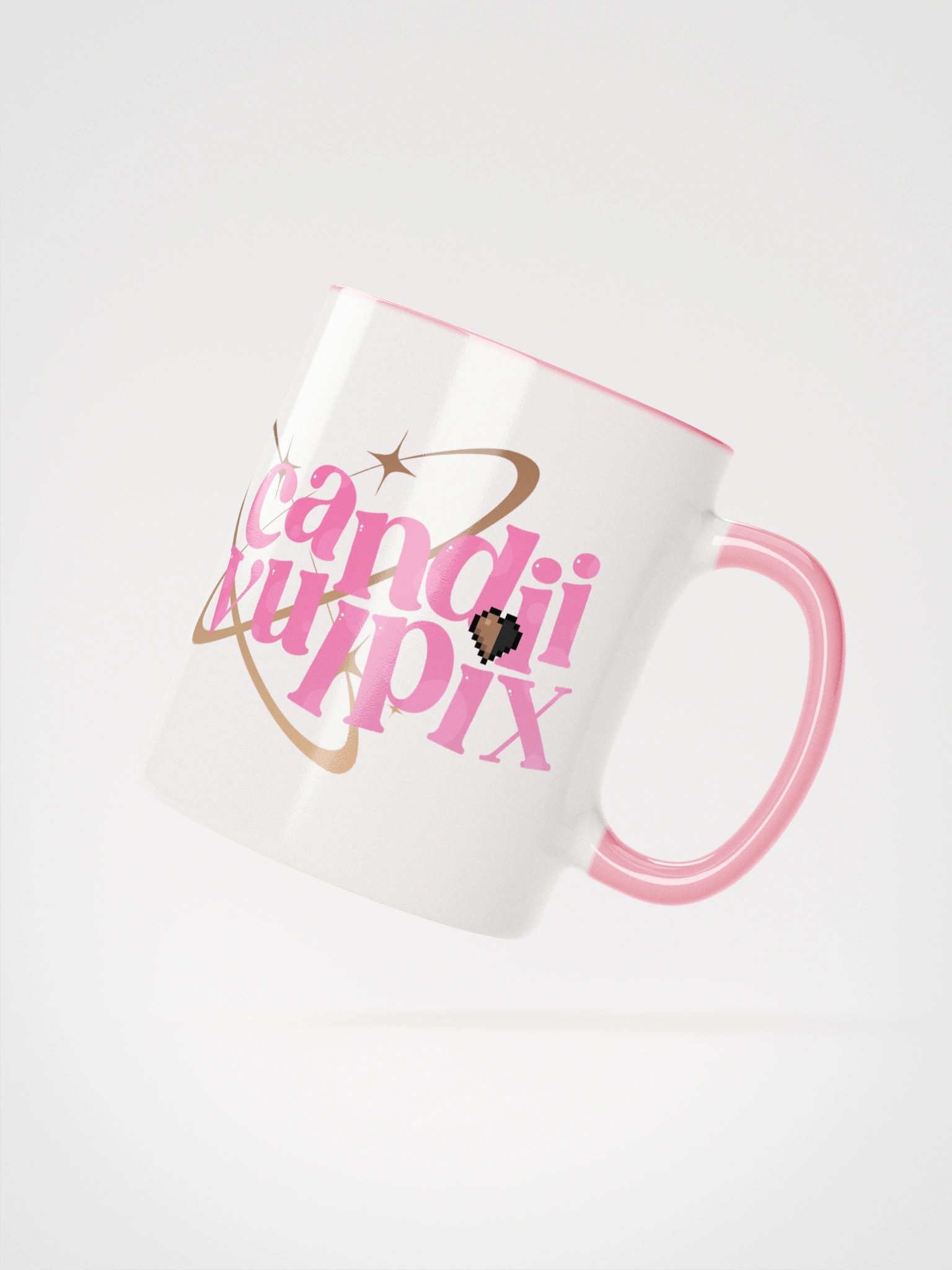 CandiiVulpix Logo Mug (Pink) product image (2)