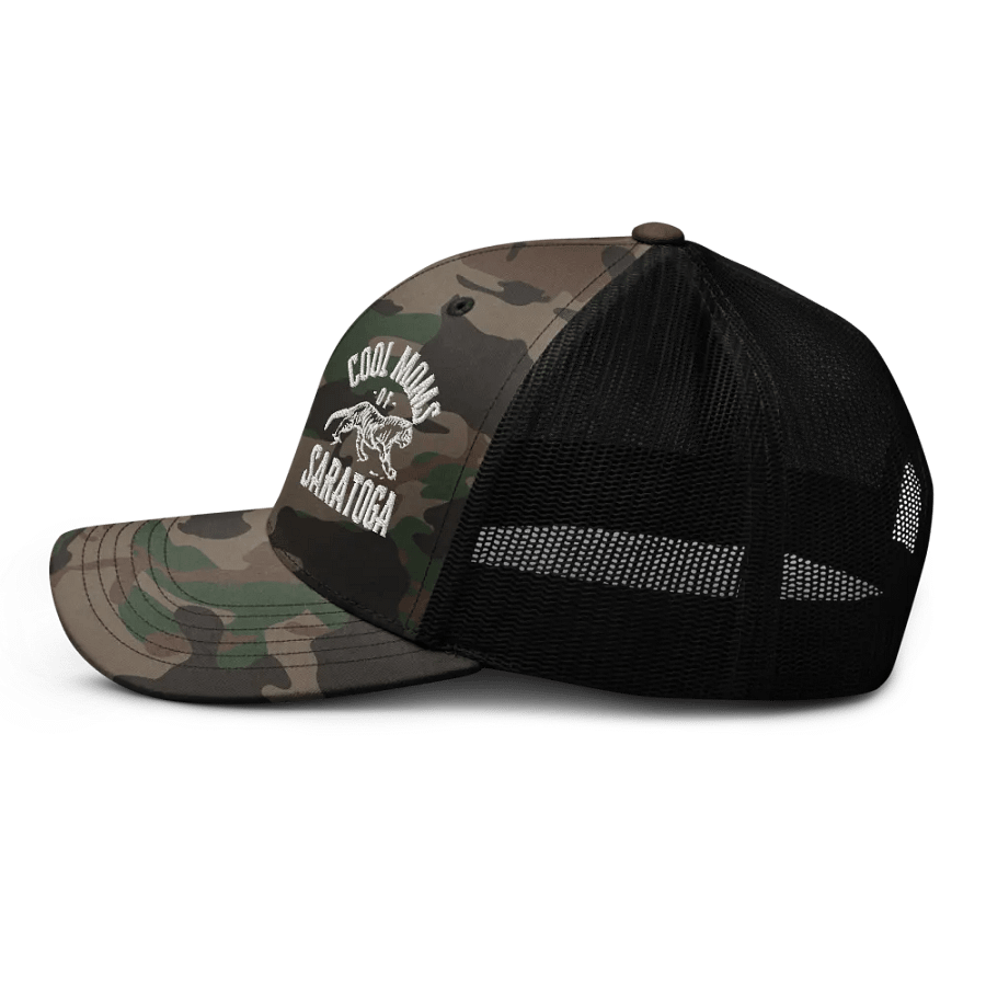 Cool Moms of Saratoga Tiger Camo Trucker Hat product image (3)