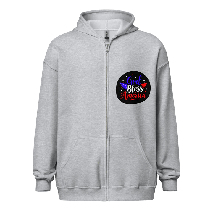 Zip Hoodie: God Bless America product image (9)