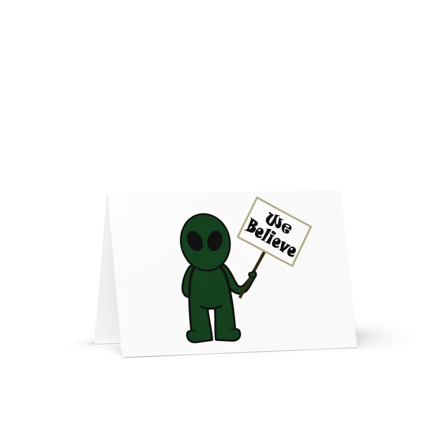We Believe Greeting Card (Blank) product image (1)