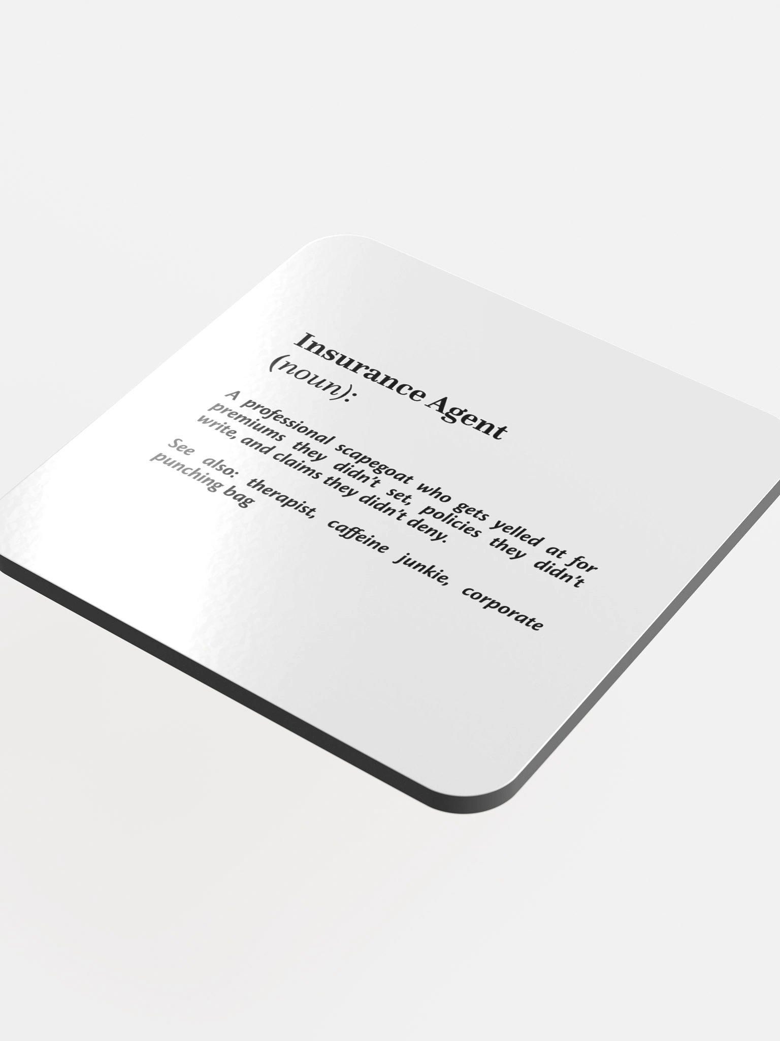 Corporate Punching Bag Coaster product image (4)