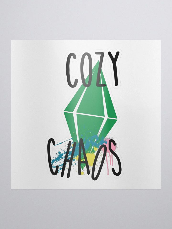 Cozy Chaos Plumbob Sticker product image (1)