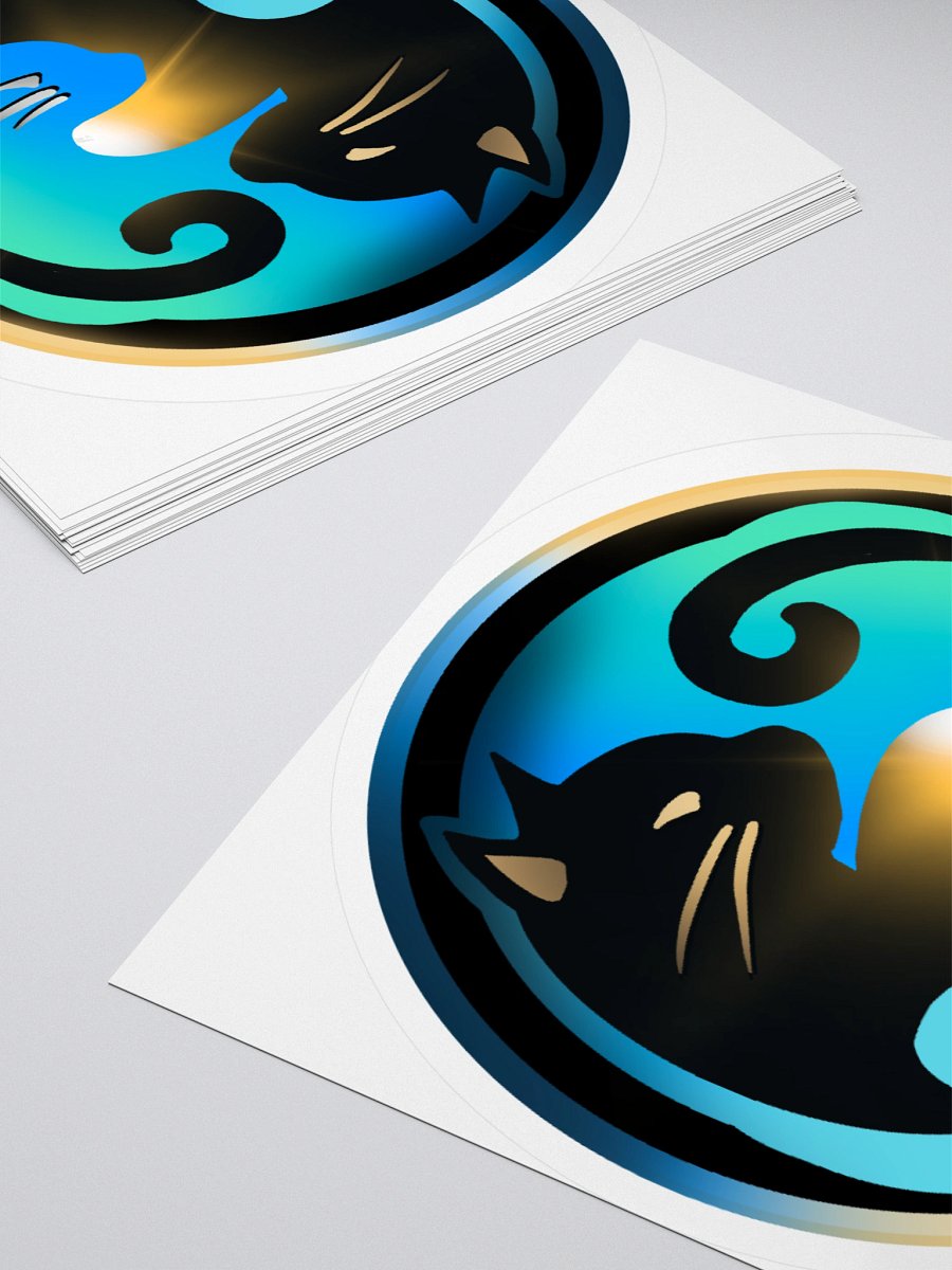 Meow Yin Yang Sticker product image (4)