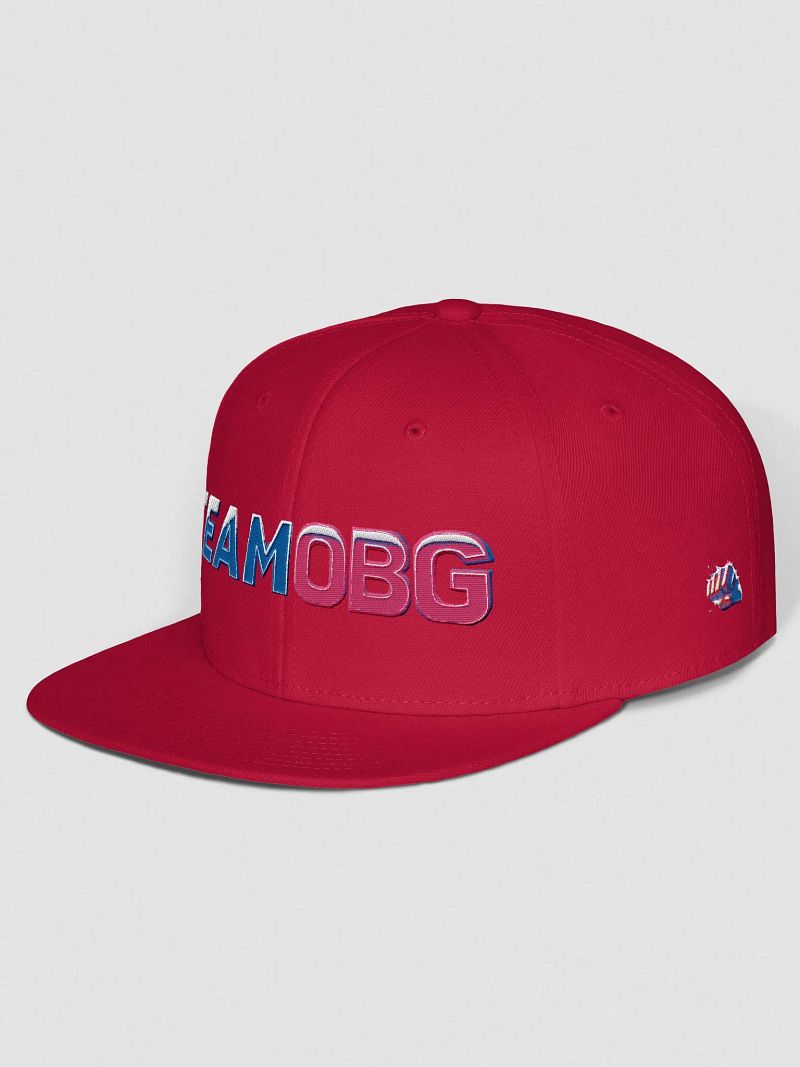 TeamOBG Snapback: Flame Red