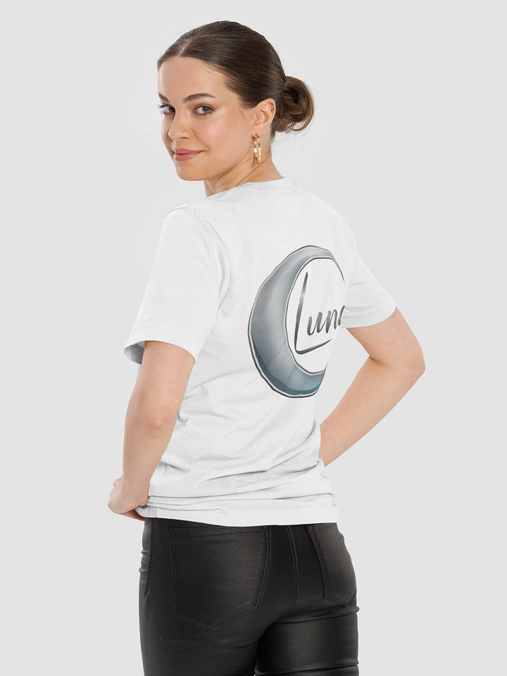 Luna Unisex T-Shirt - Back Crescent Moon Design product image (2)