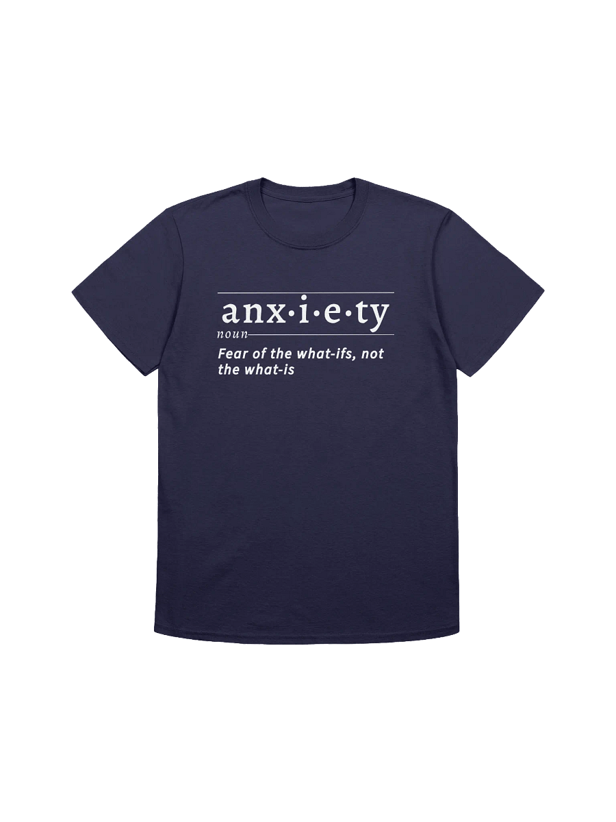 Anxiety Definition Unisex Tee wht v2 product image (1)
