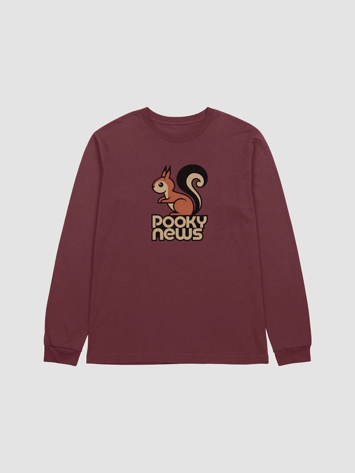 Pooky News Cartoon Long Sleeve Tee product image (1)