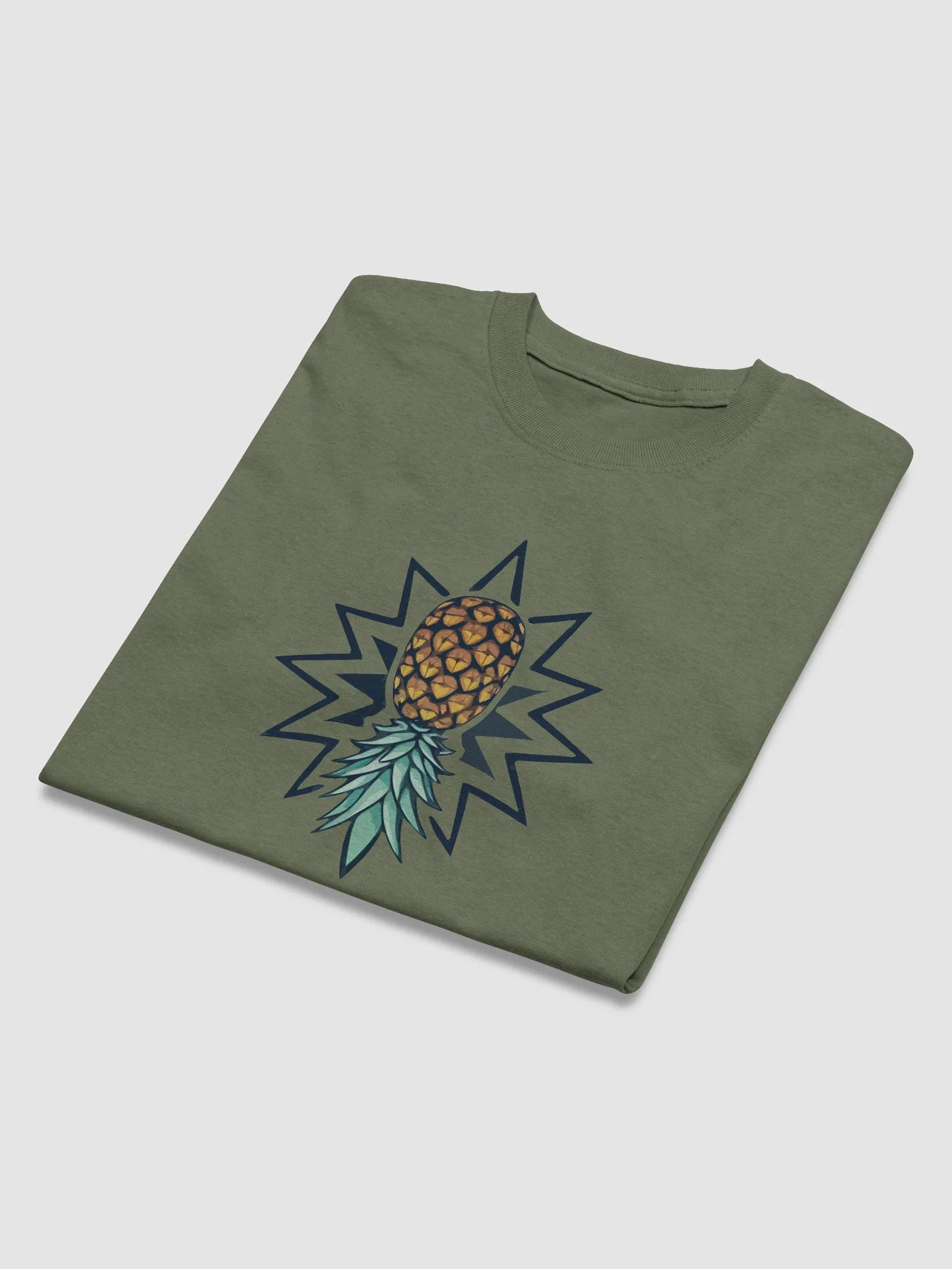 Upside Down Pineapple Star Unisex Heavyweight T-shirt product image (34)