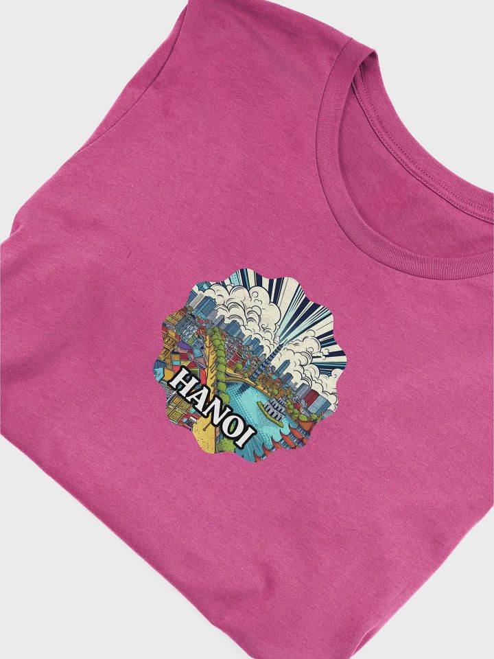 Bella+Canvas Supersoft T-Shirt | AI Design Hanoi city Vietnam product image (1)