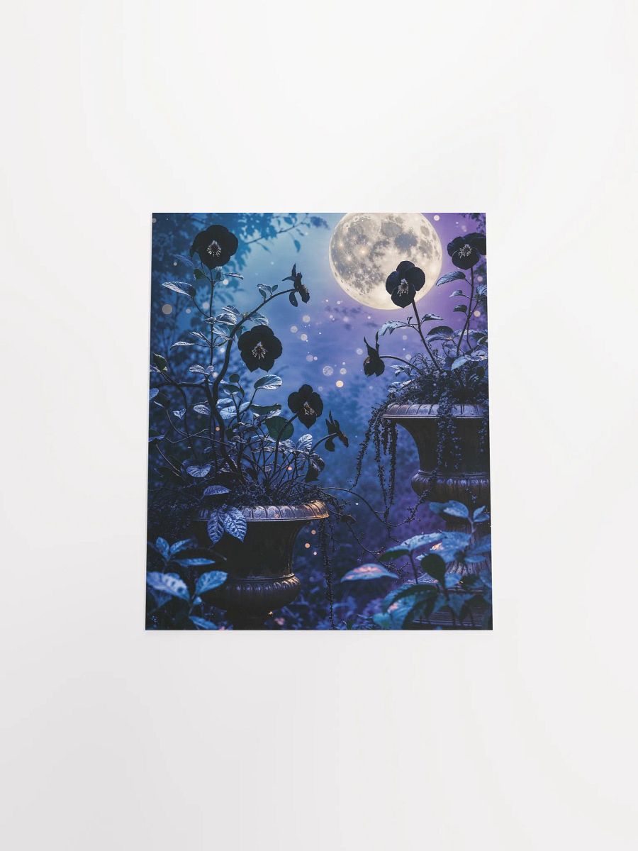 Lunar Garden Nocturne Matte Poster product image (26)