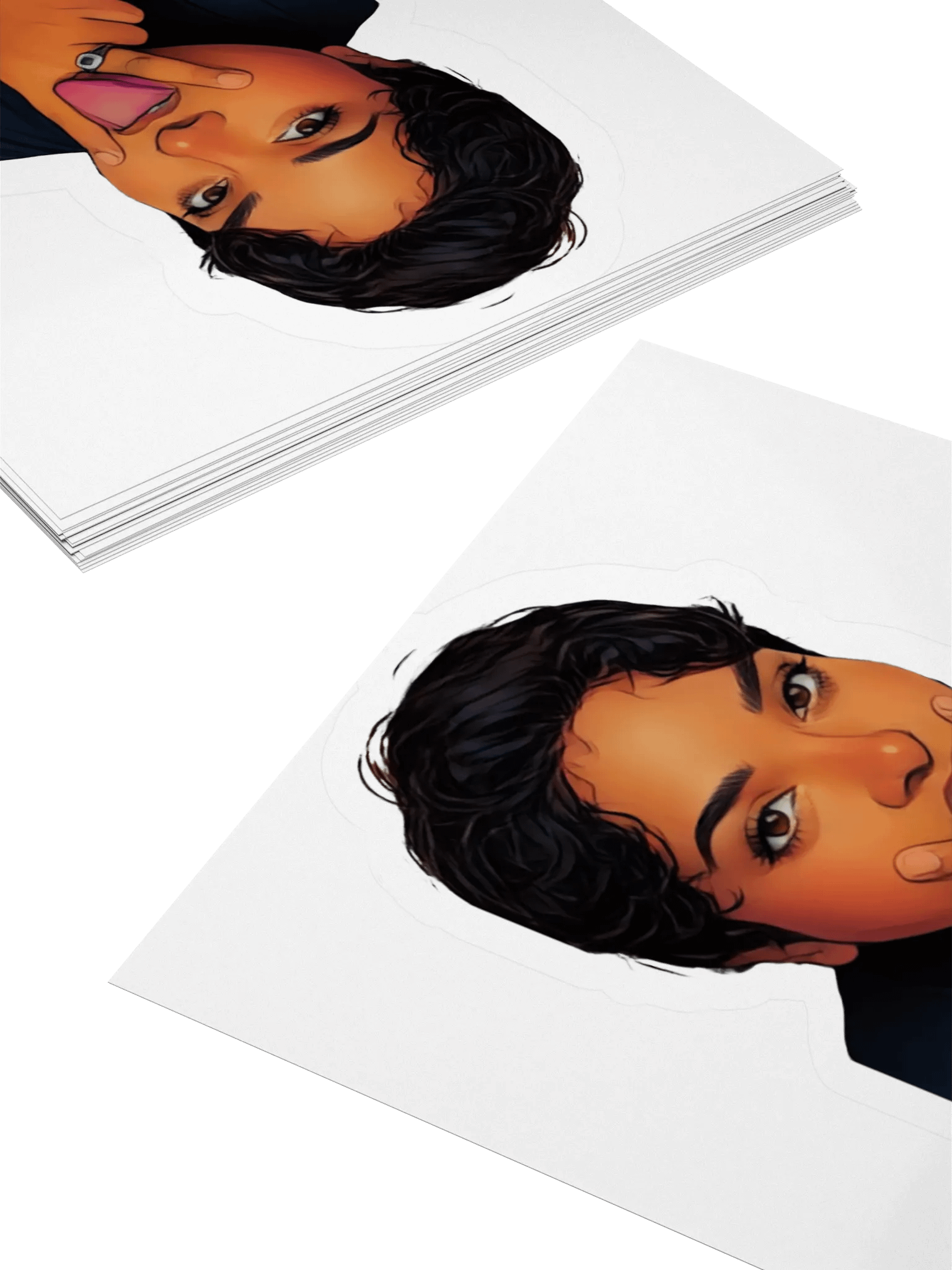 SeaDame - Self-Portrait Tongue Sticker product image (12)