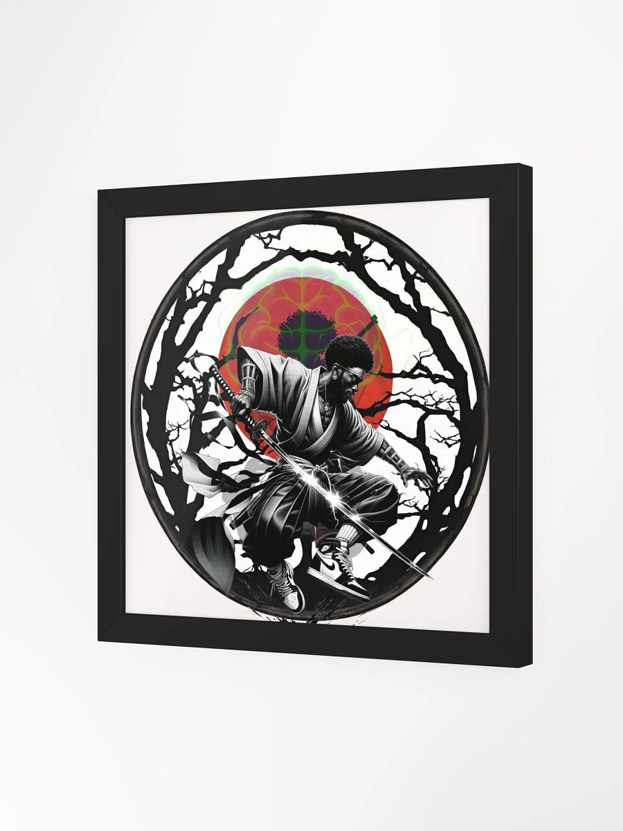 Black Samurai Framed 12 x 12 product image (2)