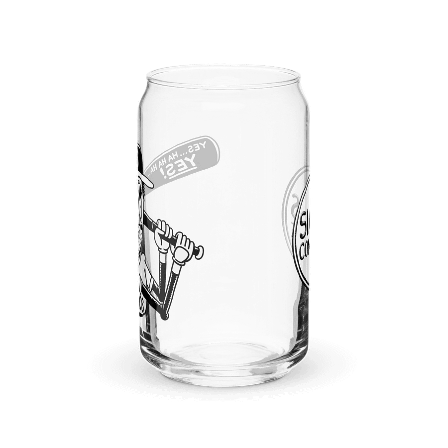 16oz Sickos Baseball Can-Shaped Glass (with Optional Lid/Straw) product image (3)