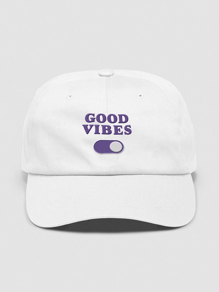 "Good Vibes" Embroidered Classic Hat | MyTime Movie Network Collection product image (1)