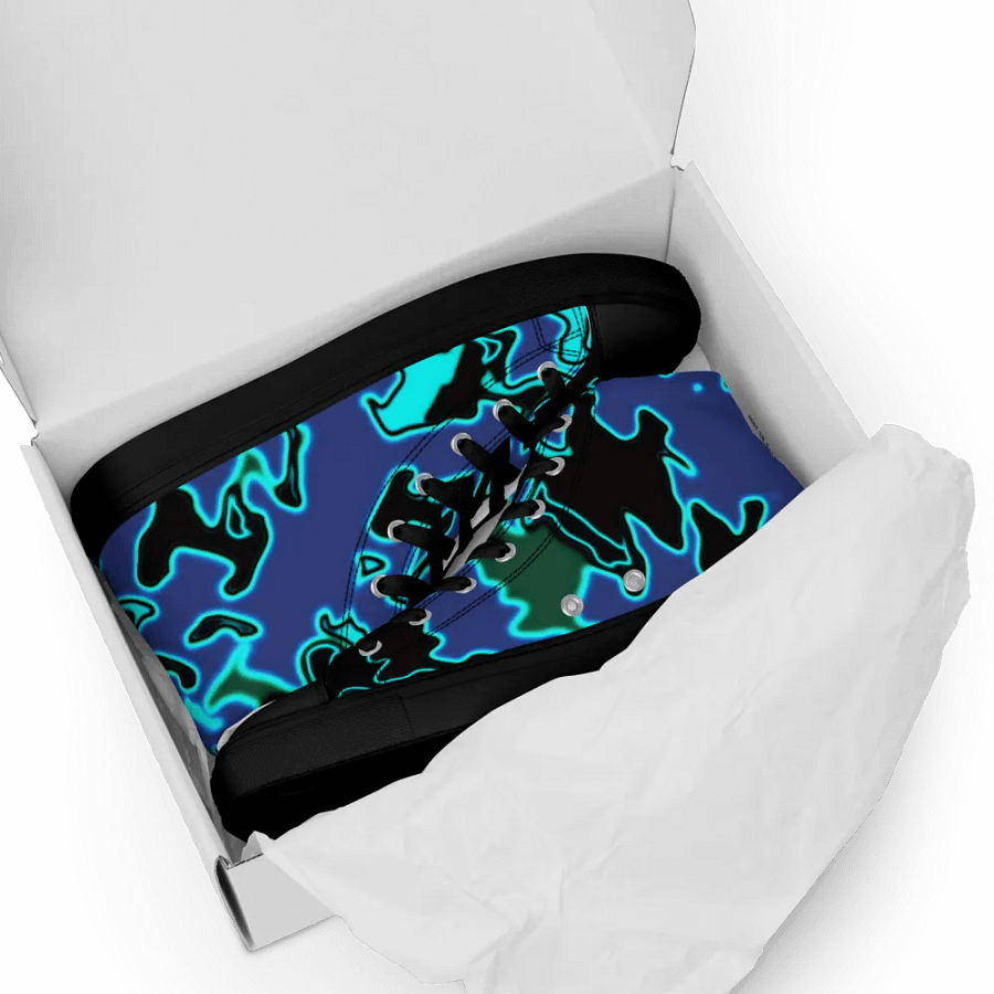 blue fury High Top canvas shoes (womens) product image (11)