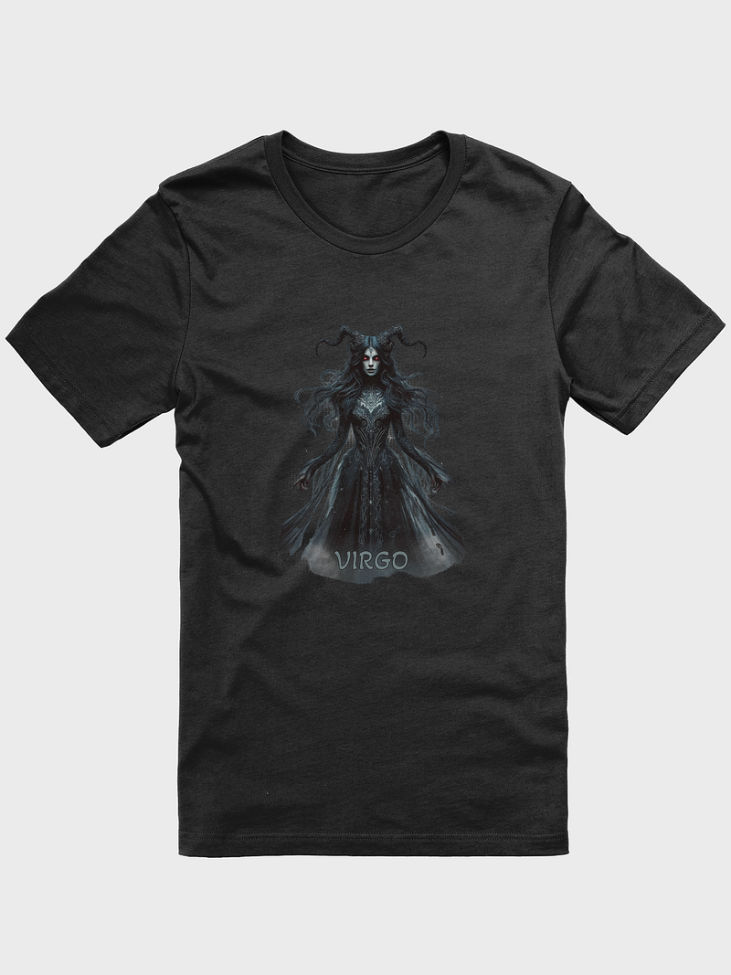 Demonic Zodiac T-Shirts| Virgo | Halloween Group Tshirt | Gothic Astrology Signs | Dark Horoscope Tees | Halloween Celestial Horror Clothing