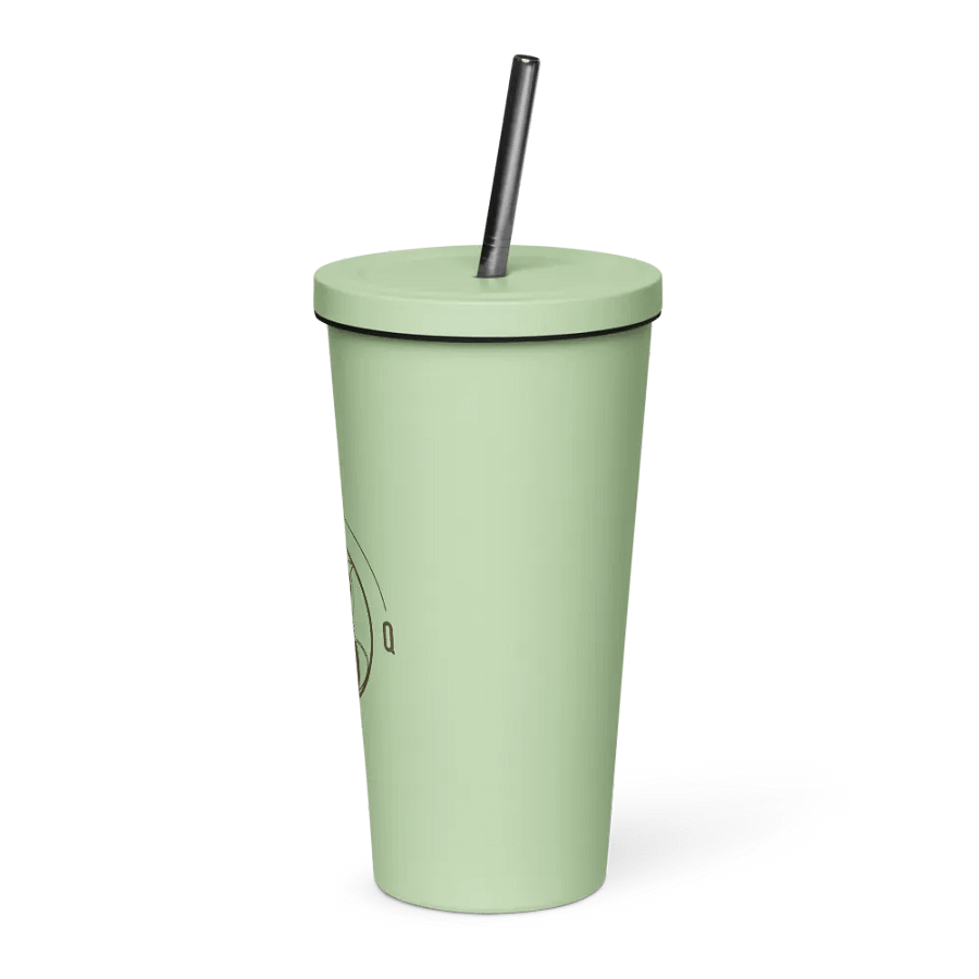Golden HQ Insulated Tumbler with a Straw product image (3)