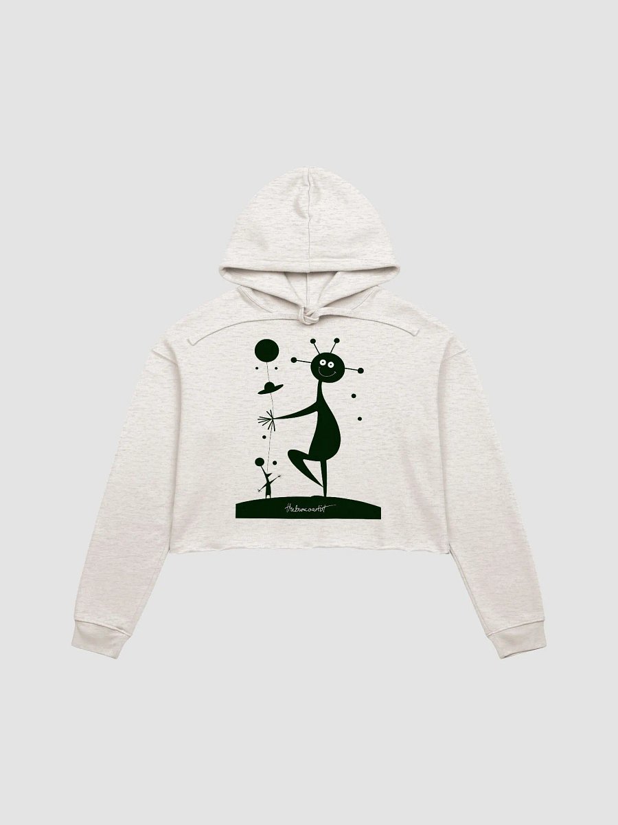 Bella+Canvas Fleece Crop Hoodie product image (2)