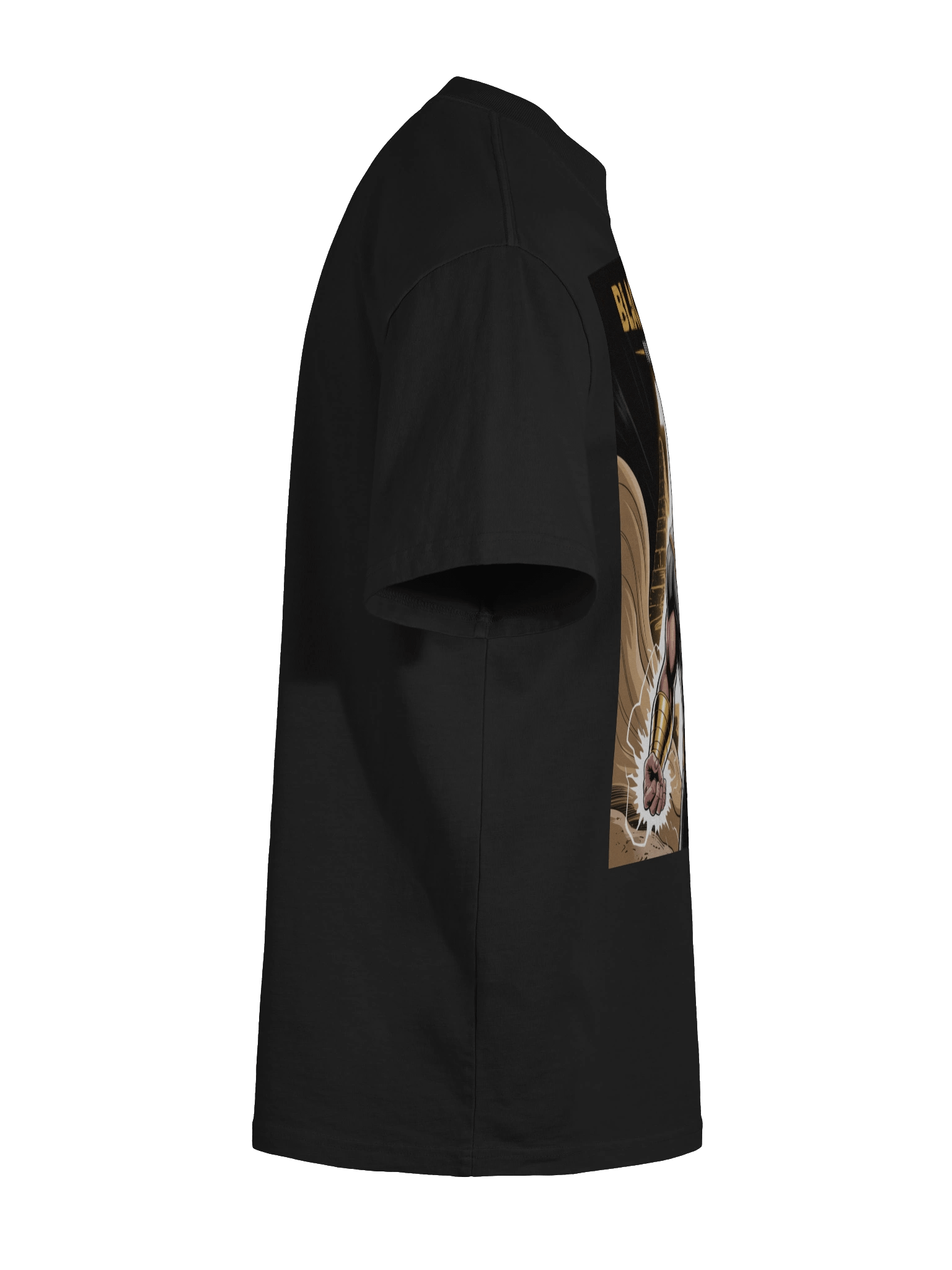 Black Adam Power of Shazam Oversized Faded T-Shirt – Kahndaq Thunder Veil product image (11)