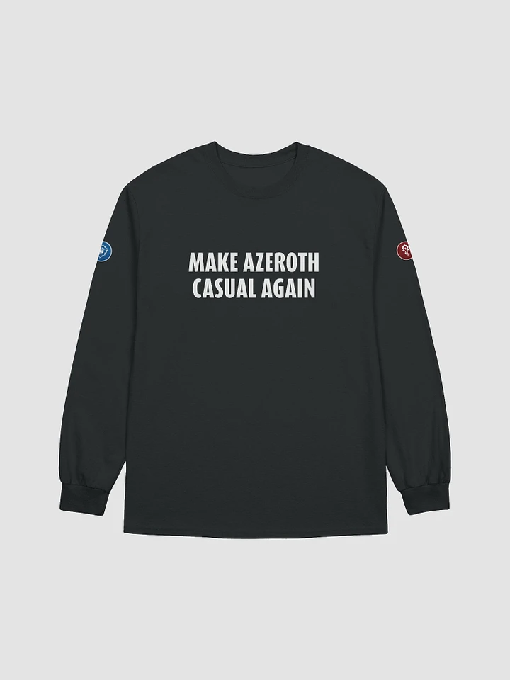 Make Azeroth Casual Again Long Sleeve Unisex T product image (2)