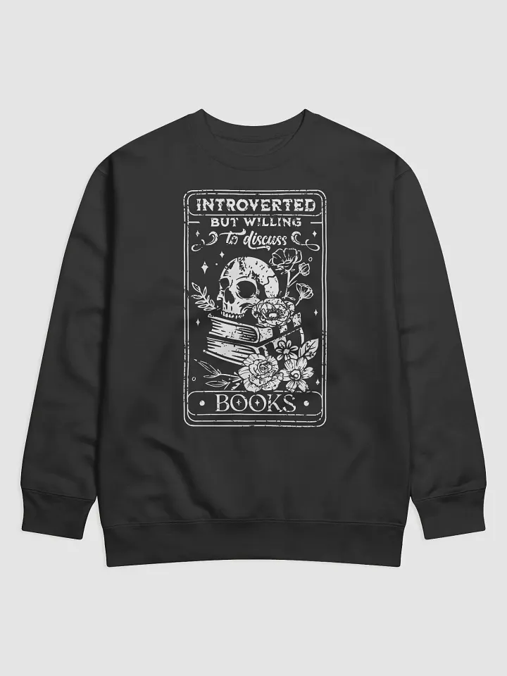 Introverted But Willing To Discuss Books Hoodie product image (1)