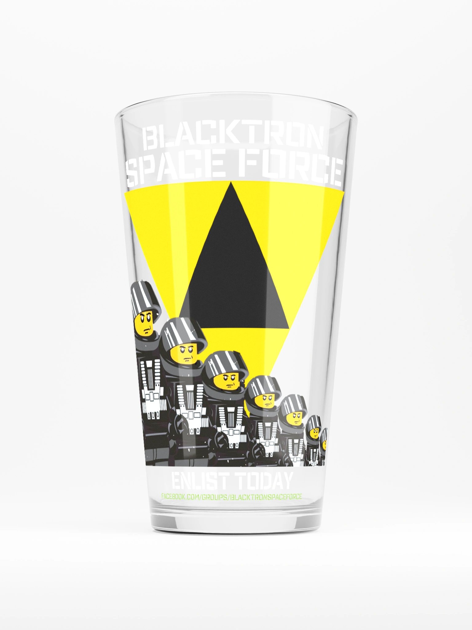 Blacktron Space Force Shaker Pint Glass product image (1)