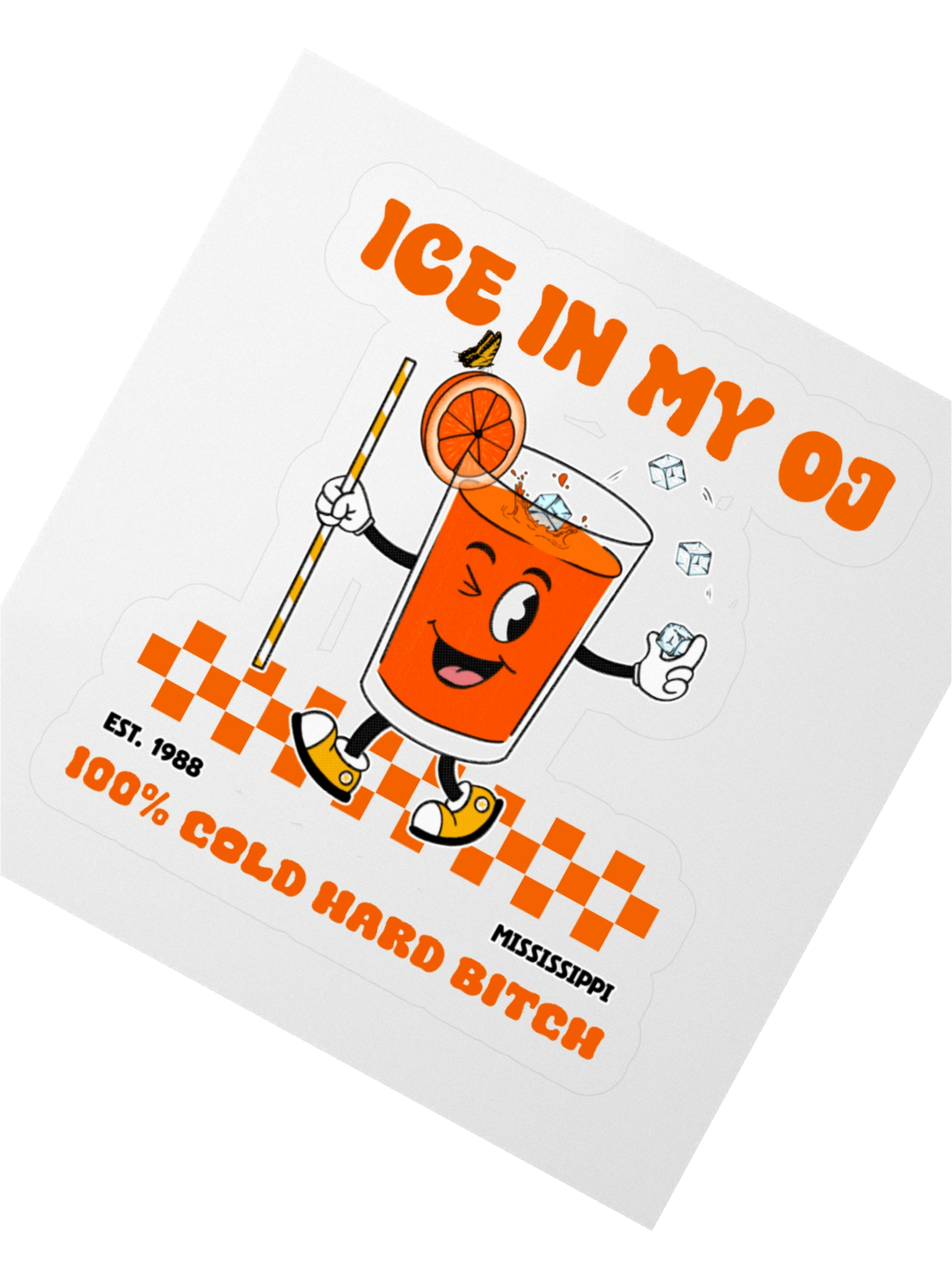 Ice in my OJ Sticker product image (5)
