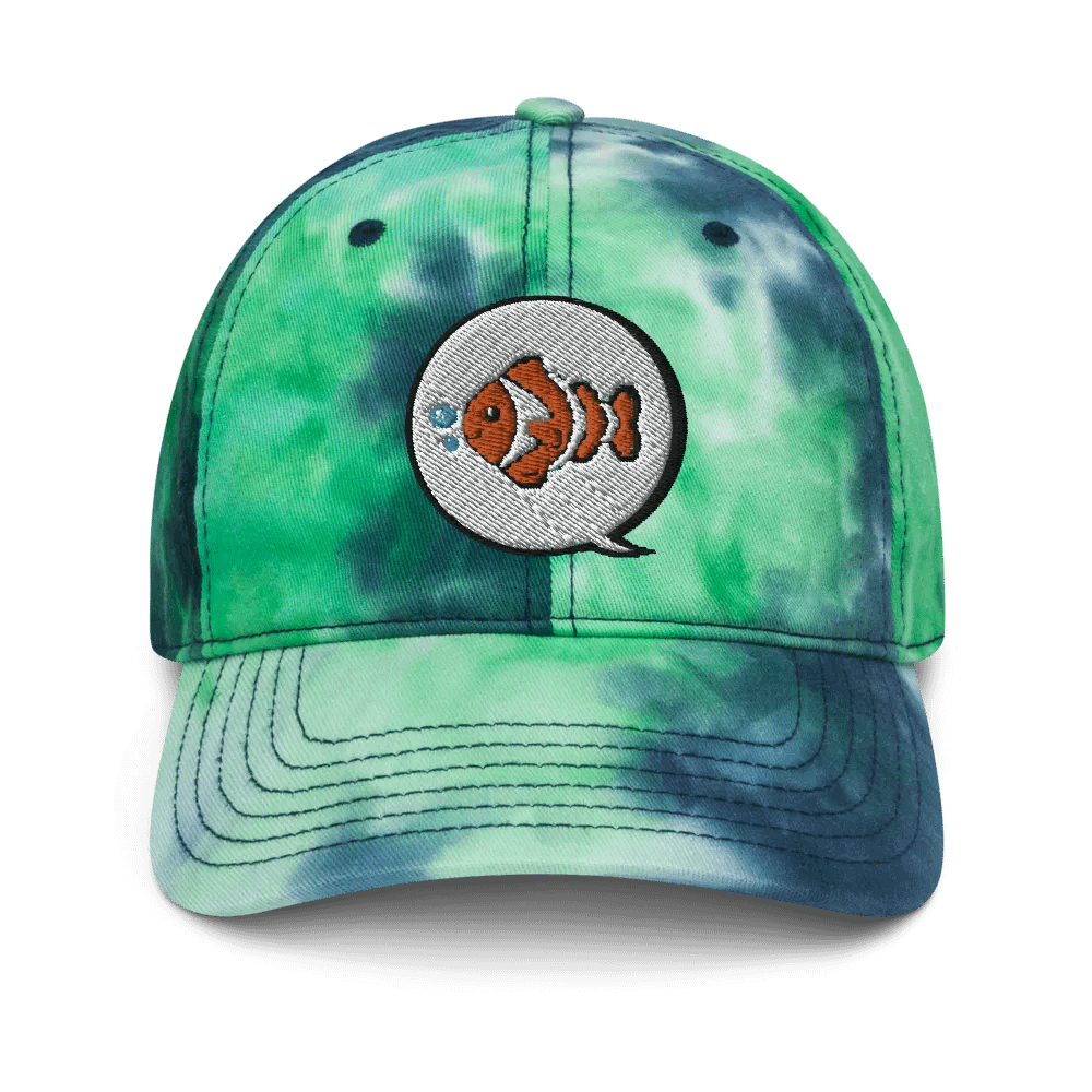 Clownfish TV Embroidered Tie-Dye Hat product image (1)