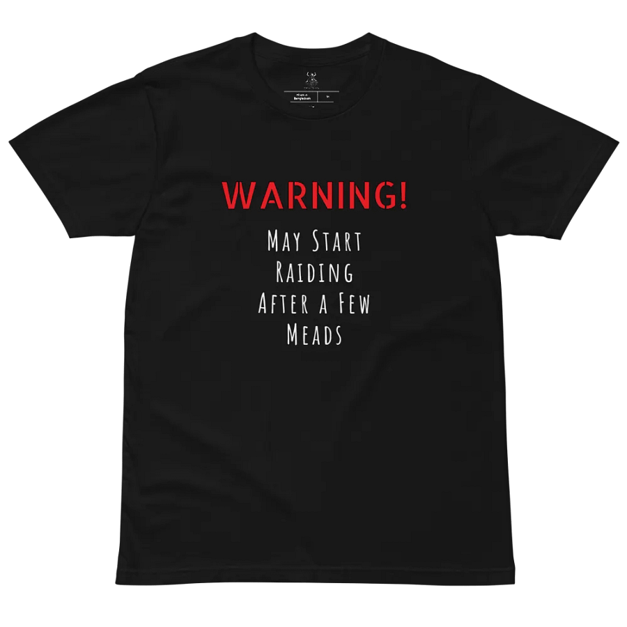 Slogan T-Shirt - Warning product image (2)