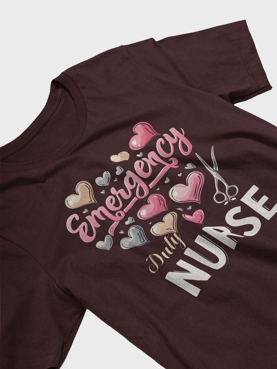 Valentines Emergency Duty Nurse T-Shirt product image (3)