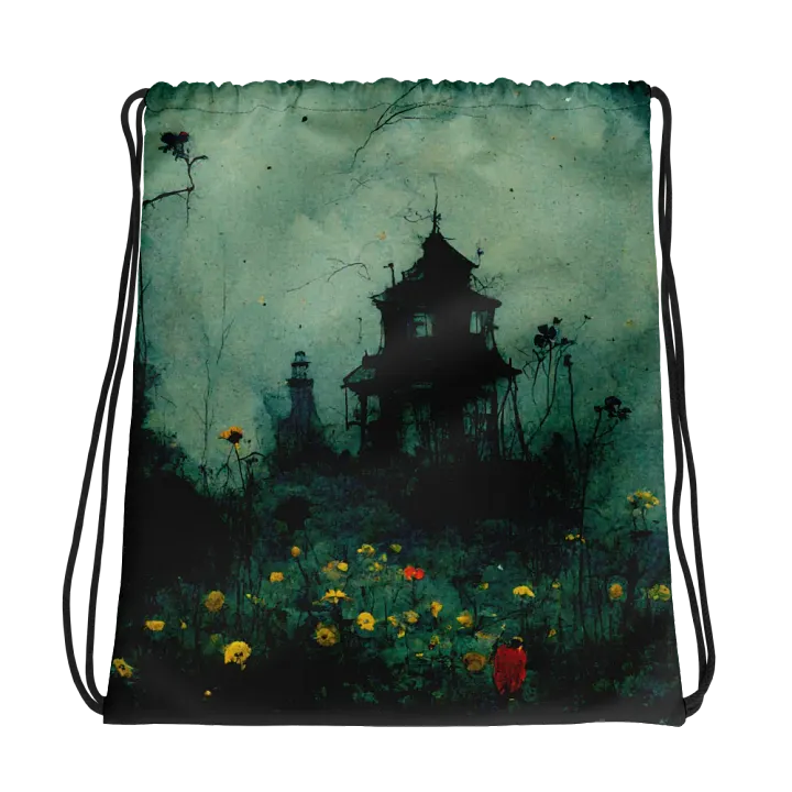Enigmatic Garden Drawstring Bag product image (1)