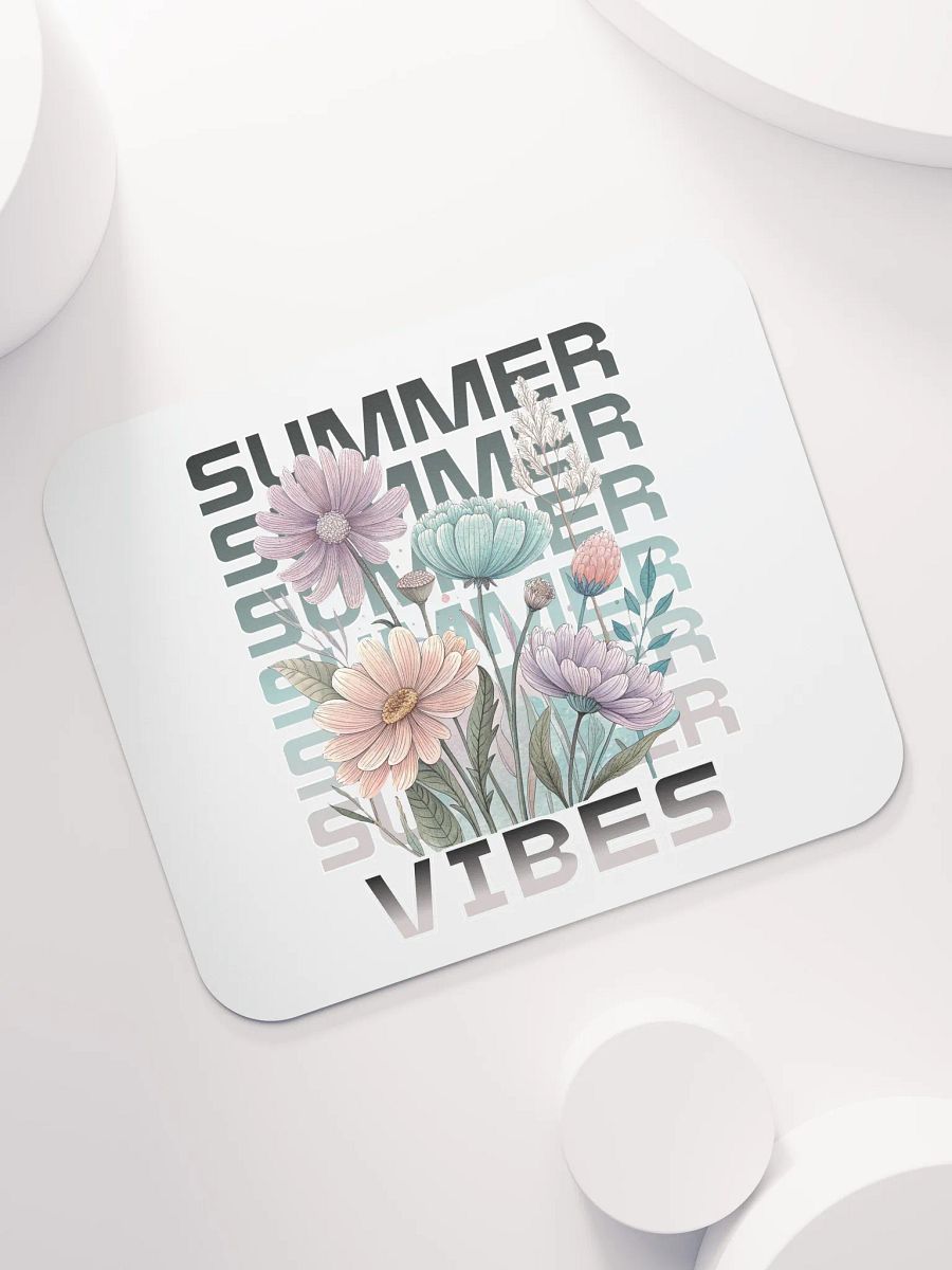 Summer Vibes Boho Flowers Floral Mouse Pad product image (5)