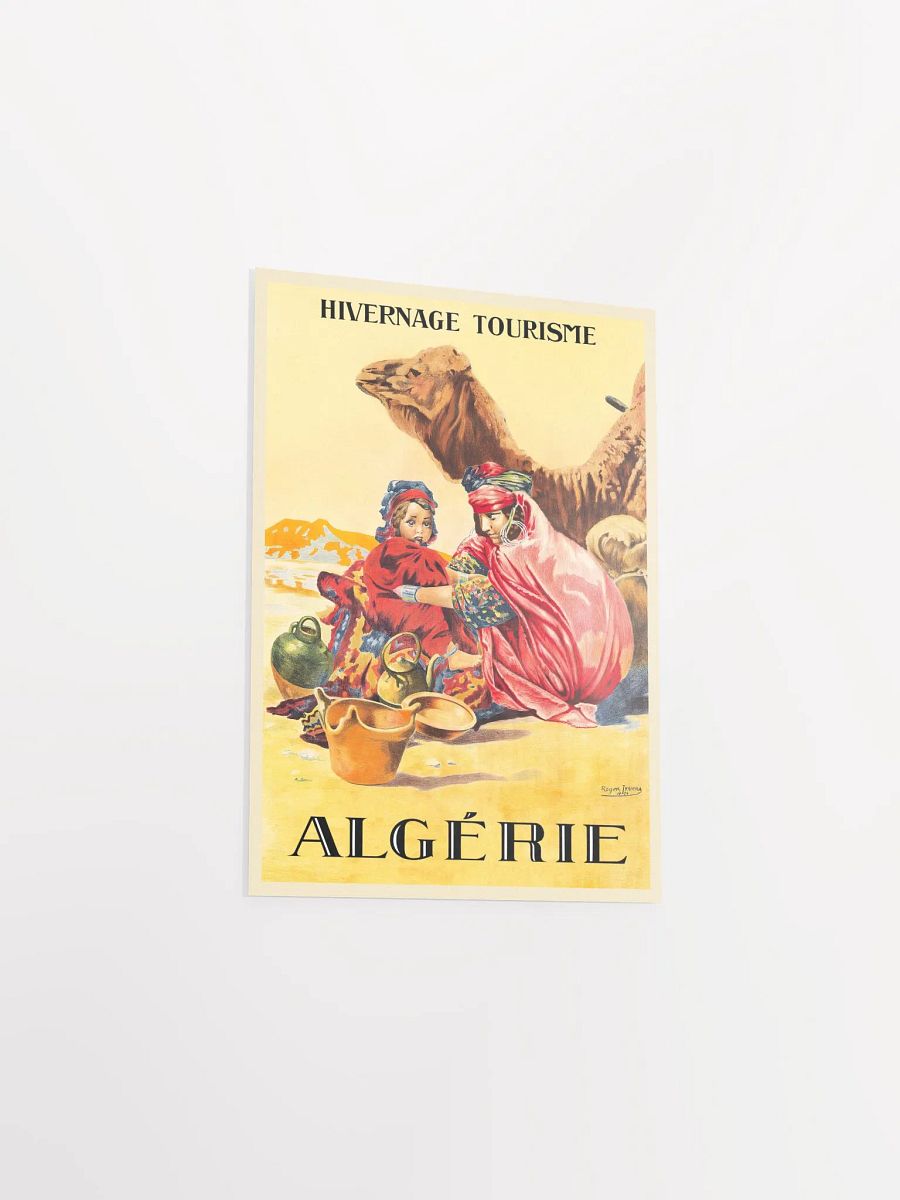 Algeria, French poster, 1924 — retro vintage travel poster, retro travel art, retro travel wall art product image (8)