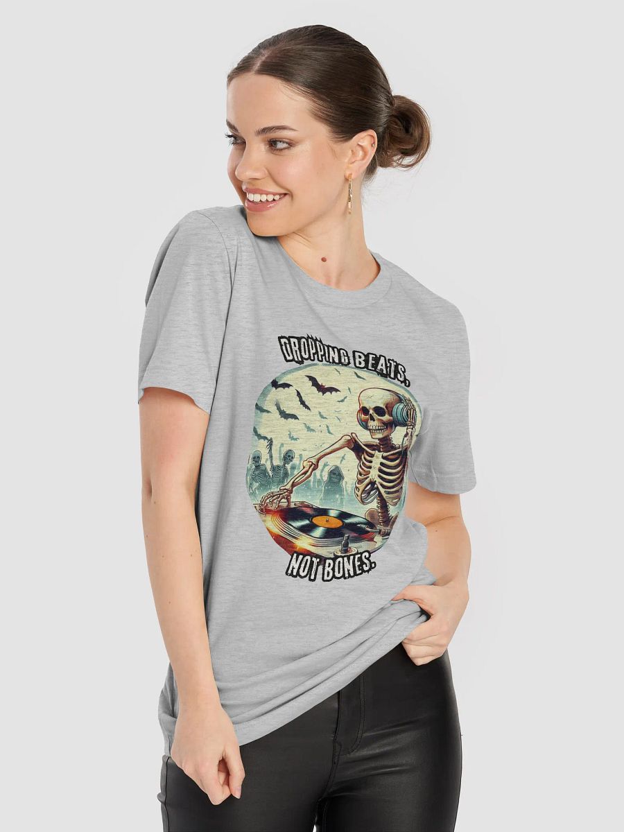 Spooky DJ Skeleton T-Shirt product image (48)