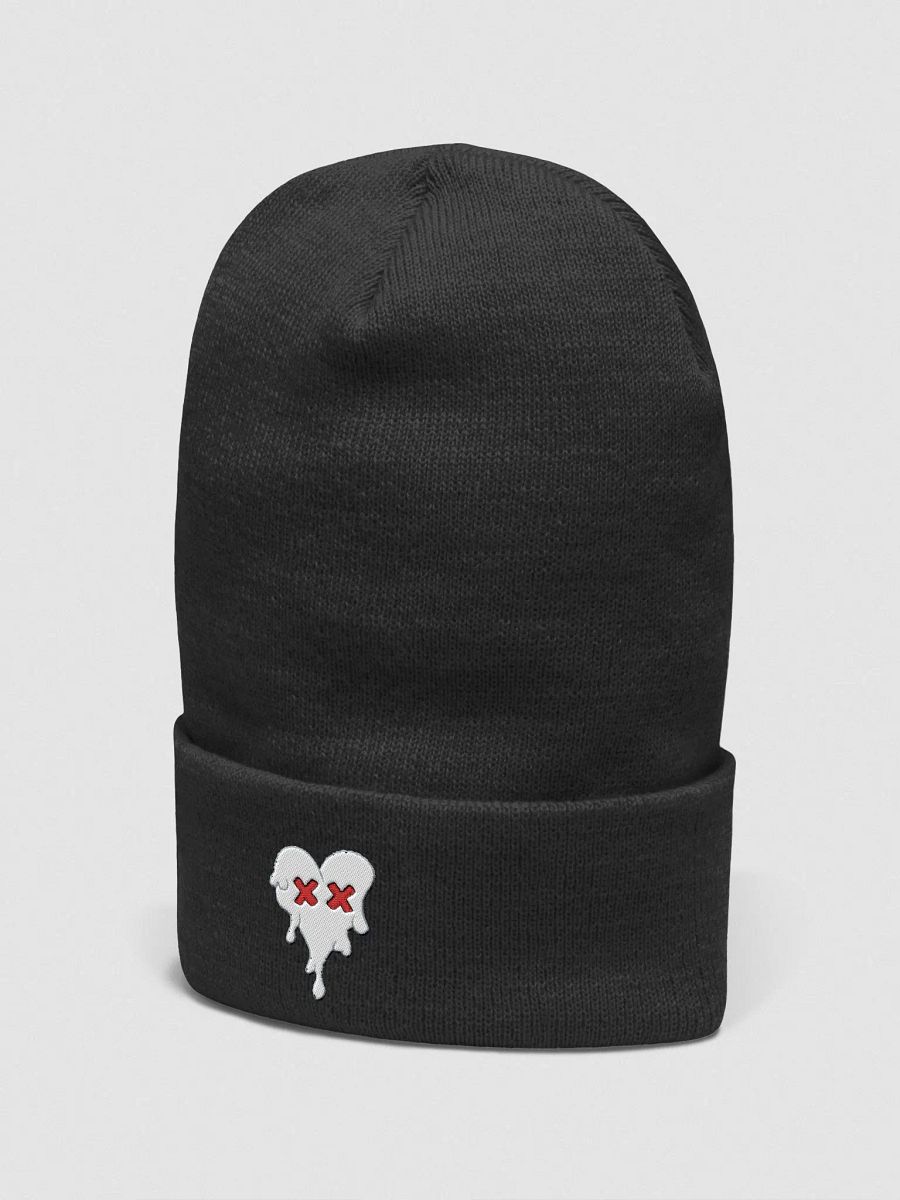 White Heart Beanie product image (2)