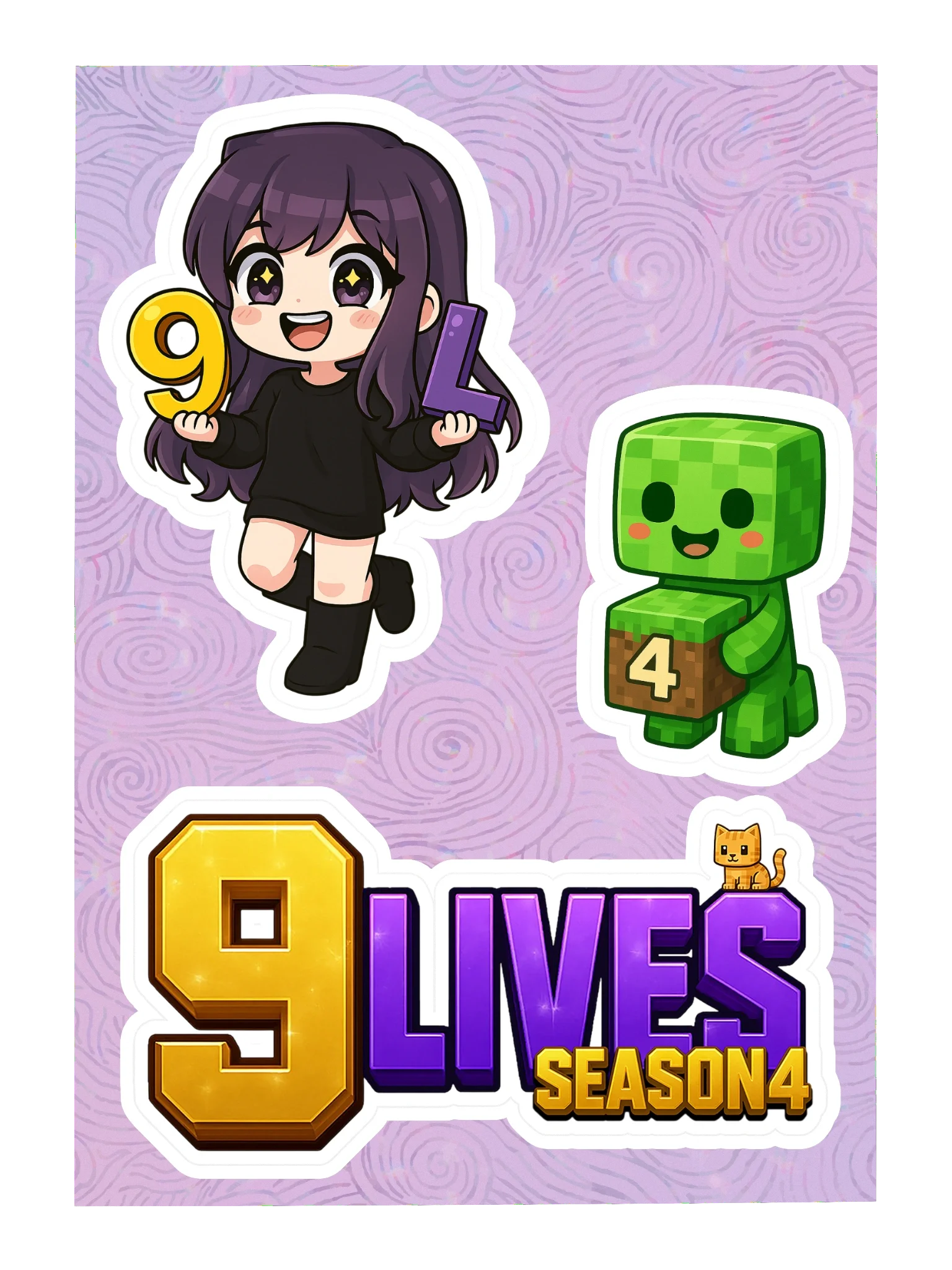 9LS4 Caithix Sticker Sheet product image (1)