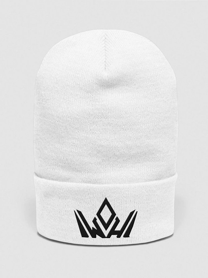 WOH Embroidered Black Logo Beanie product image (1)