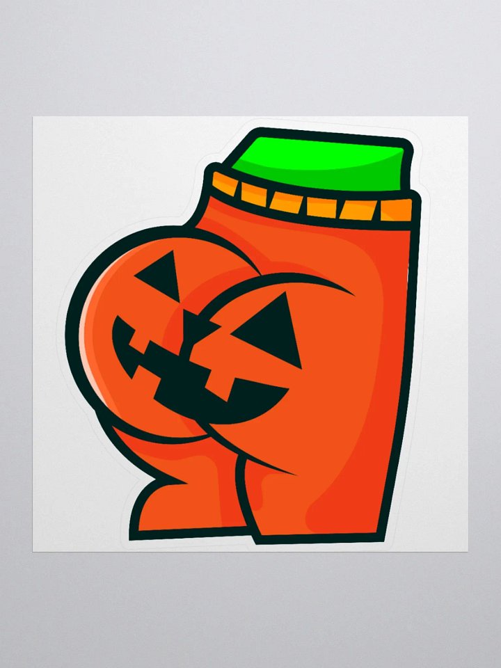 PUMPKIN BUTT STICKER product image (1)