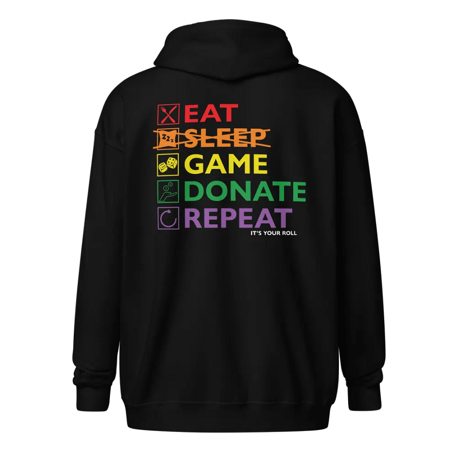 Eat Game and Donate to Extra Life Zip product image (5)