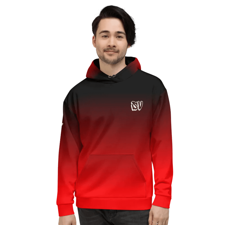STRAIGHT VIBIN NEON COLOR FADE STYLE LUFFY HOODIE product image (2)